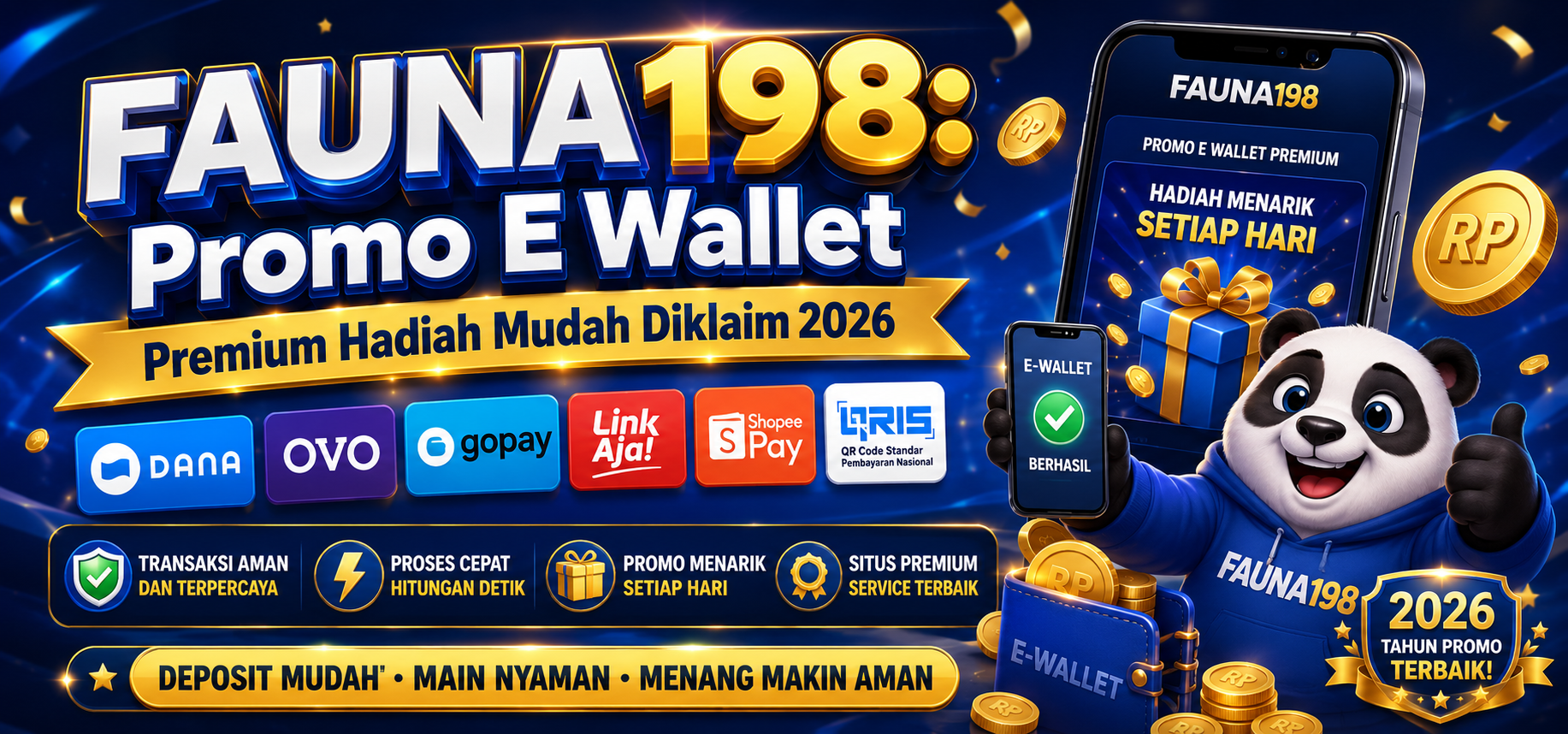 FAUNA198: Promo E Wallet Premium